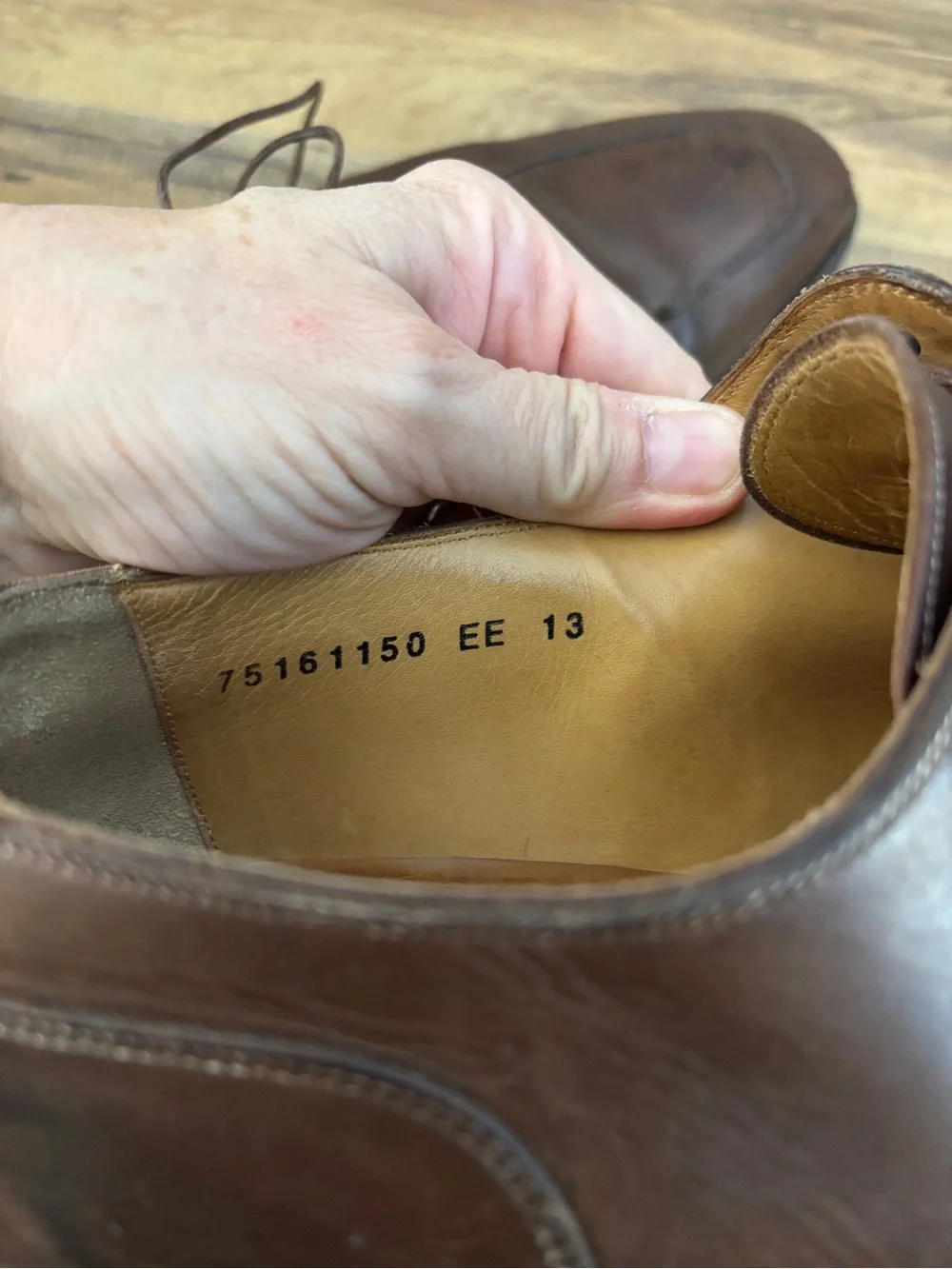 Santoni Oxford Leather Dress Shoes Made in Italy Men’s